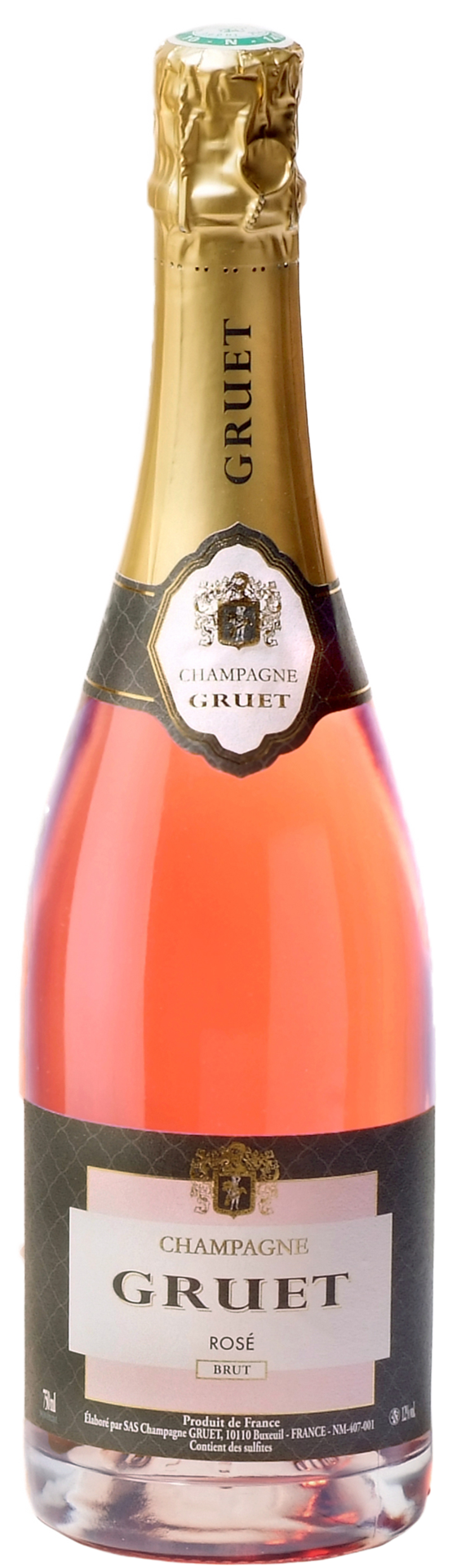 NV 75CL Champagne Gruet Brut Rose