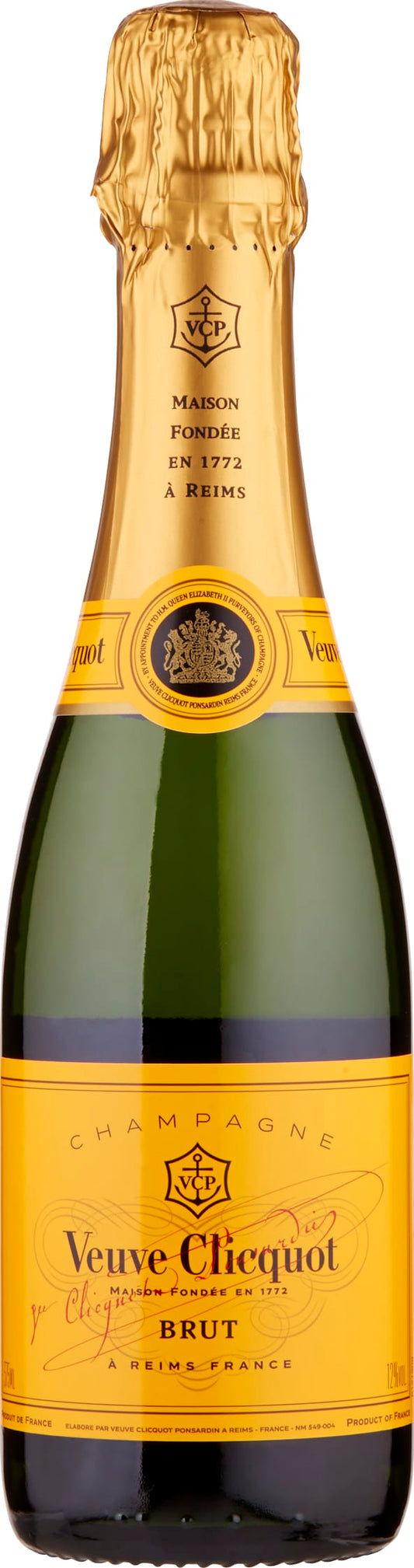 Yellow Label Brut NV Veuve Clicquot 12/375 37.5cl NV - Buy Veuve Clicquot Ponsardin Wines from GREAT WINES DIRECT wine shop