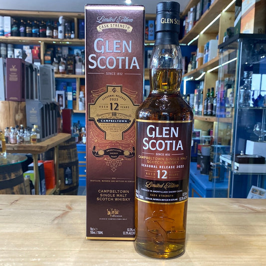 Glen Scotia Aged 12 Years Seasonal 2022 Release 70cl 53.3% - Just Wines