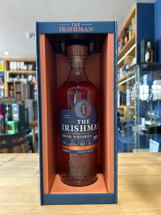 The Irishman Cask Strength Irish Whiskey Vintage Release 2022 70cl 54.9% - Just Wines 