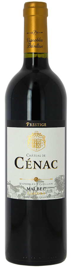 Cahors-Malbec Prestige, Chateau de Cenac, Pelvillain, Sud-Ouest 6X75cl - Just Wines 