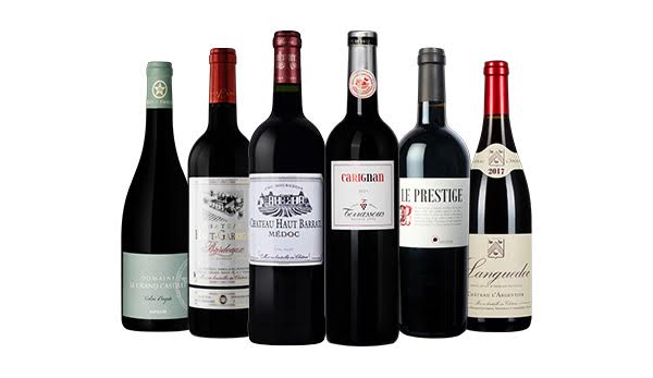 Exclusive French Red Wine Mixed 75CL - 6 Bottles - Just Wines 