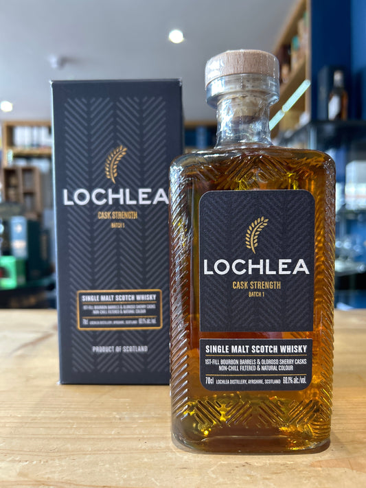 Lochlea Cask Strength Batch 1 70cl 60.1% - Just Wines 