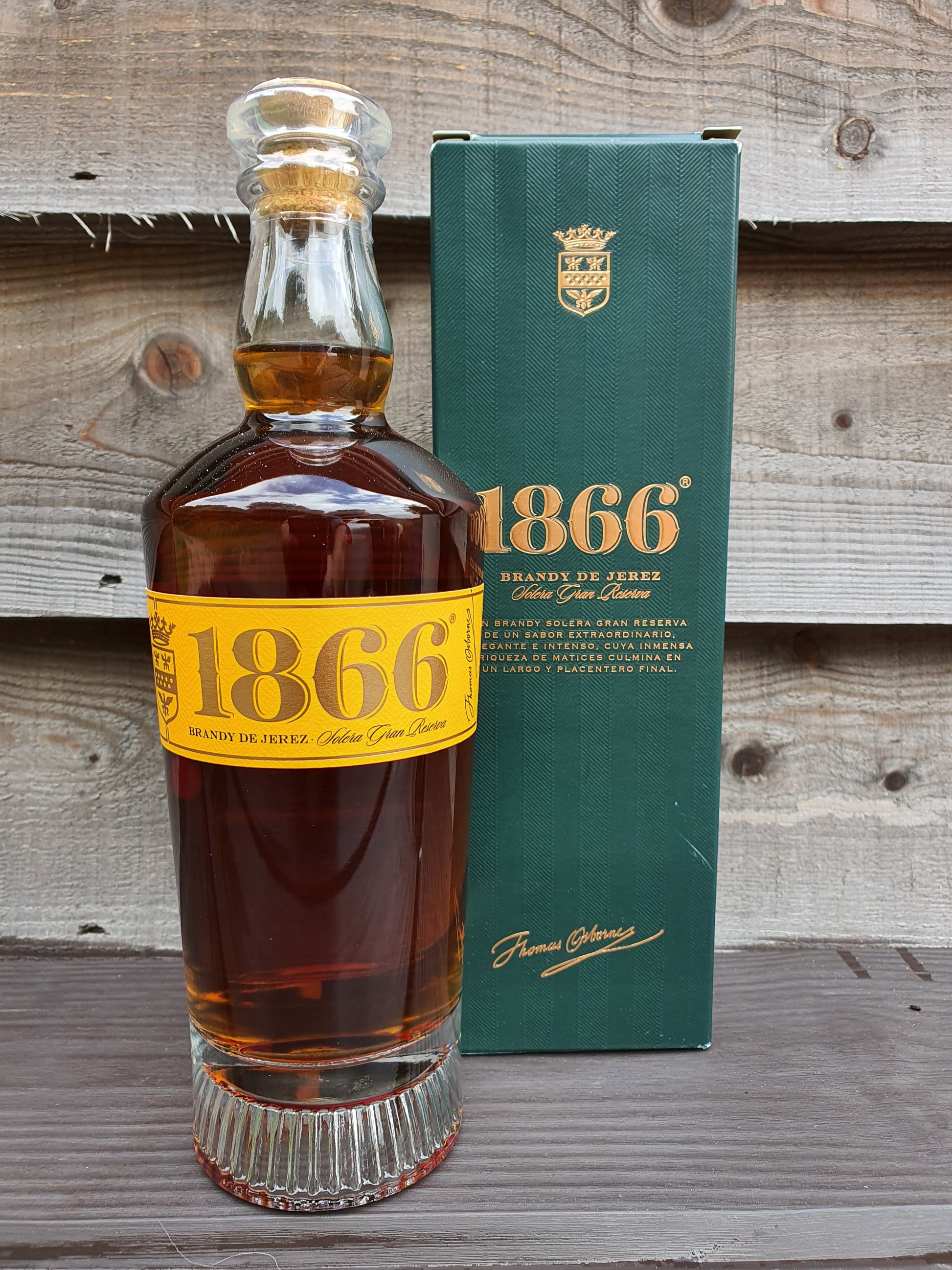 Osborne 1866 Solera Gran Reserva Brandy de Jerez 70cl 40% - Just Wines 