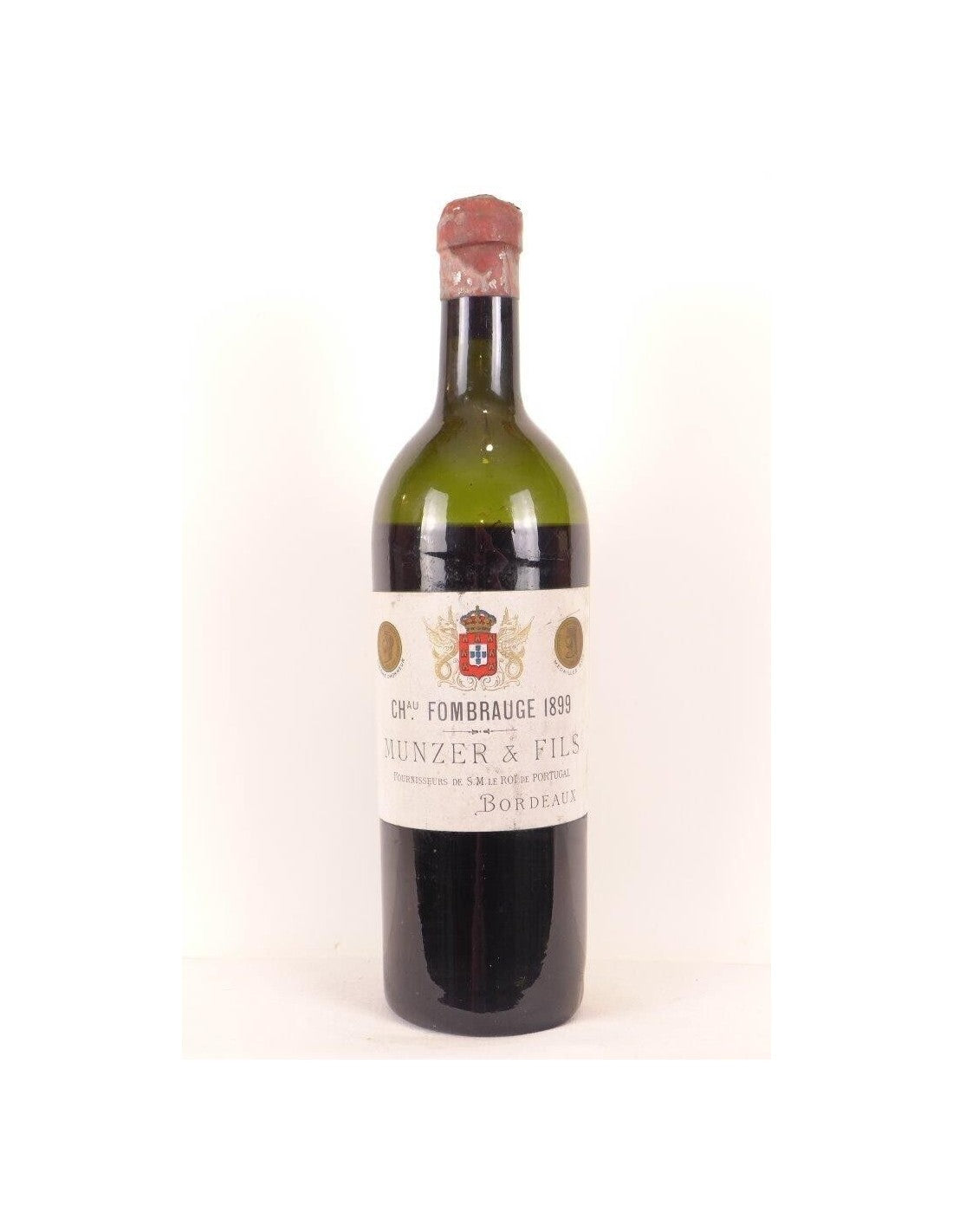 1899 - saint-émilion - château fombrauge (niveau bas, dix-neuvième siécle bouteille soufflée) - rouge - bordeaux - Just Wines 