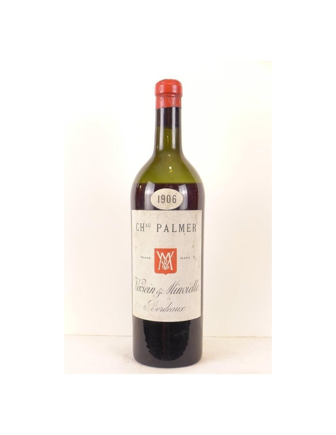 1906 - margaux - château palmer grand cru classé (bouteille soufflée mise versein et minvielle) - rouge - bordeaux - Just Wines 