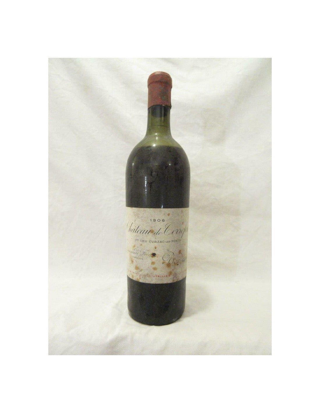 1906 - saint-andré de cubzac - château de terrefort premier cru - rouge - bordeaux - Just Wines 