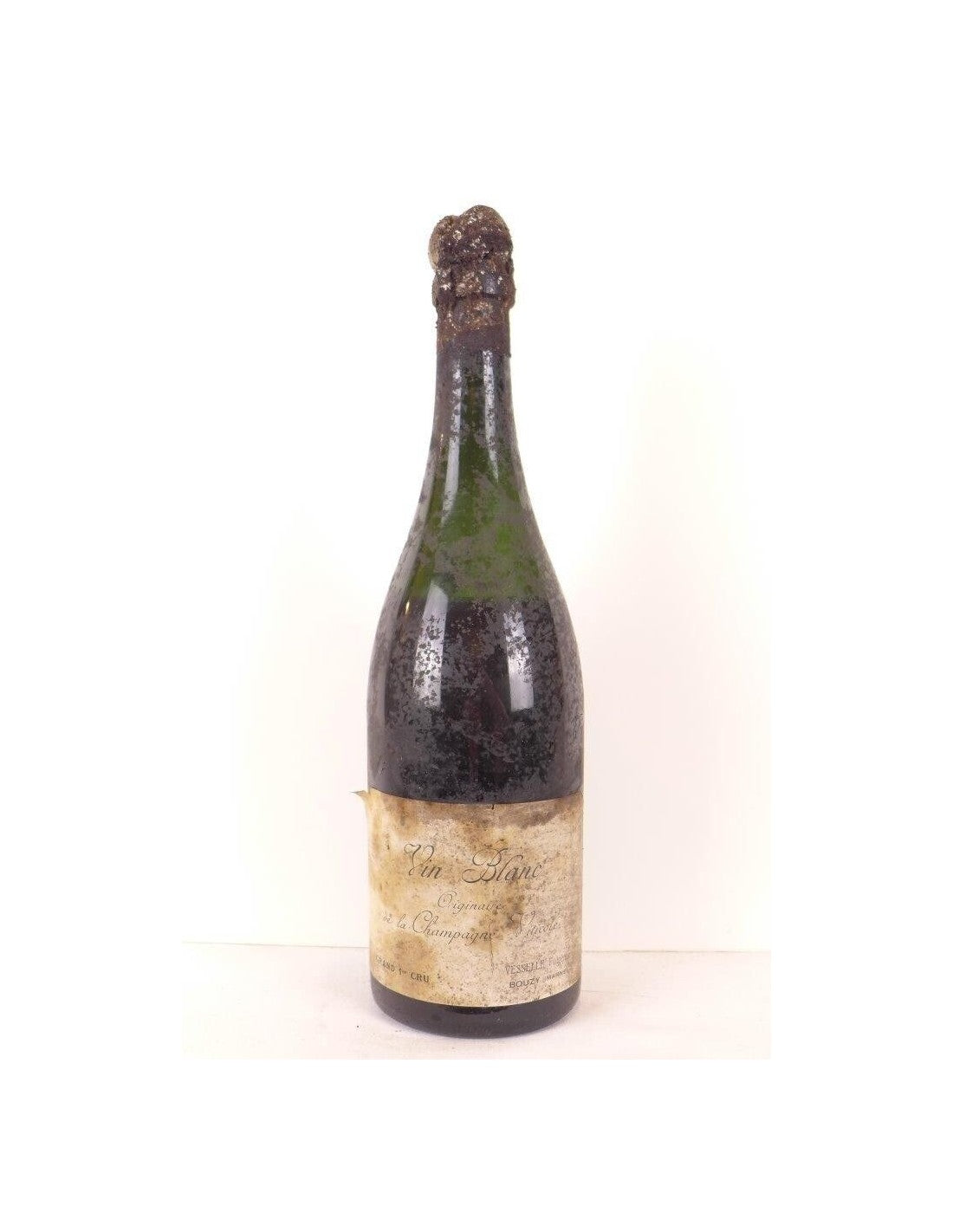 1910 à 1940 - bouzy - vesselle fulgence grand premier cru (coiffe abîmée années 1910 à 1940) - blanc - coteaux champenois - Just Wines 