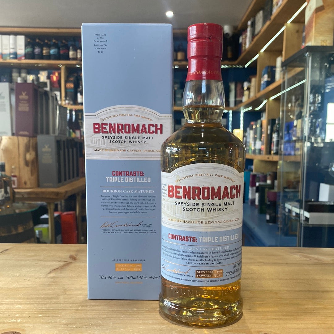 Benromach Contrasts: Triple Distilled 70cl 46% - Just Wines 