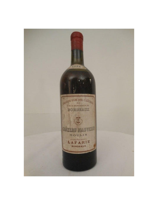 1924 - moulis - château mauvezin - rouge - bordeaux france - Just Wines 