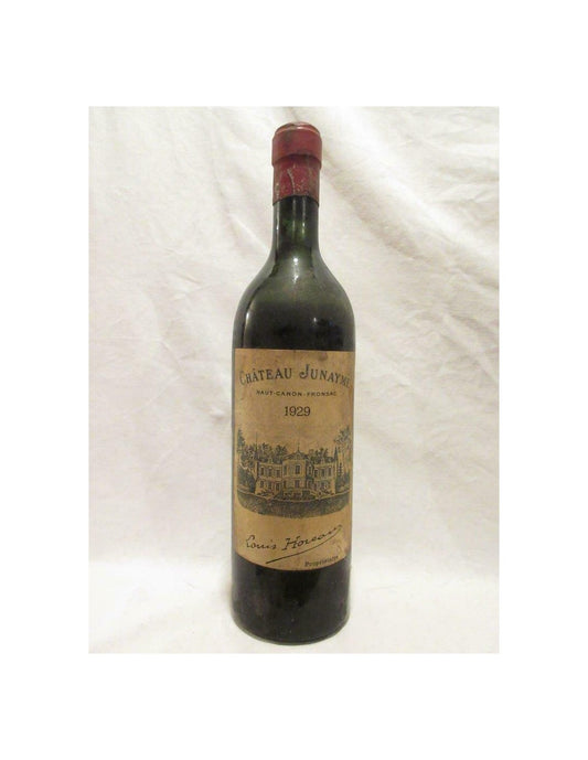 1929 - canon-fronsac - château junayme (b2) - rouge - bordeaux - Just Wines 