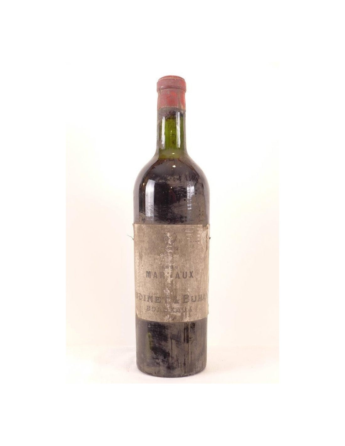 1929 - margaux - audinet et buhan - rouge - bordeaux - Just Wines 