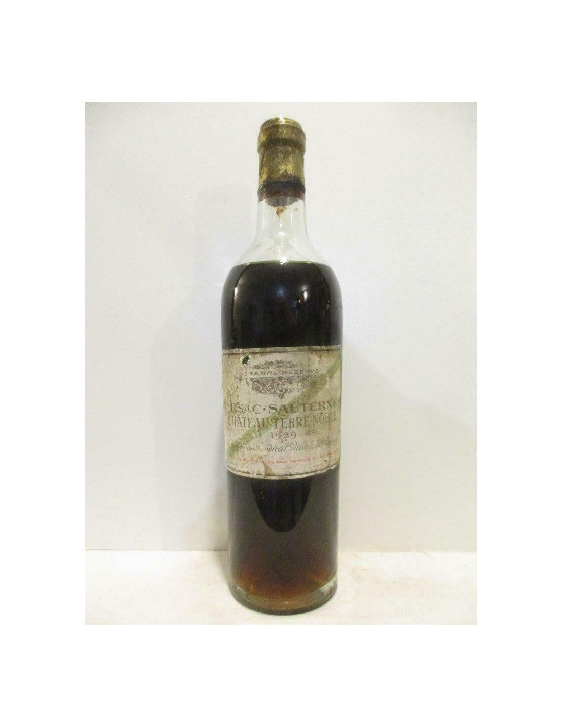 1929 - sauternes - château terre noble - liquoreux - bordeaux - Just Wines 