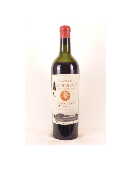 1934 - léognan - château haut-gardère premier cru de graves (b1) - rouge - bordeaux - Just Wines 