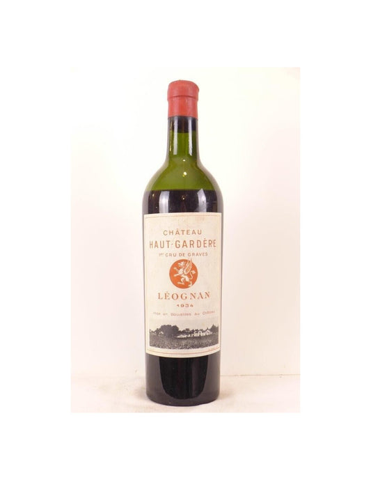 1934 - léognan - château haut-gardère premier cru de graves (b2) - rouge - bordeaux - Just Wines 