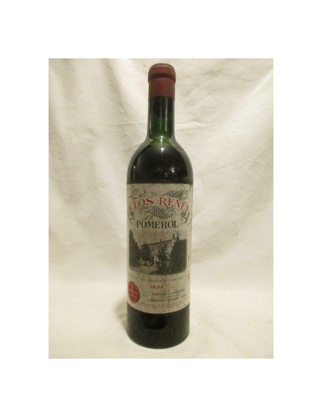 1934 - pomerol - clos rené - rouge - bordeaux - Just Wines 