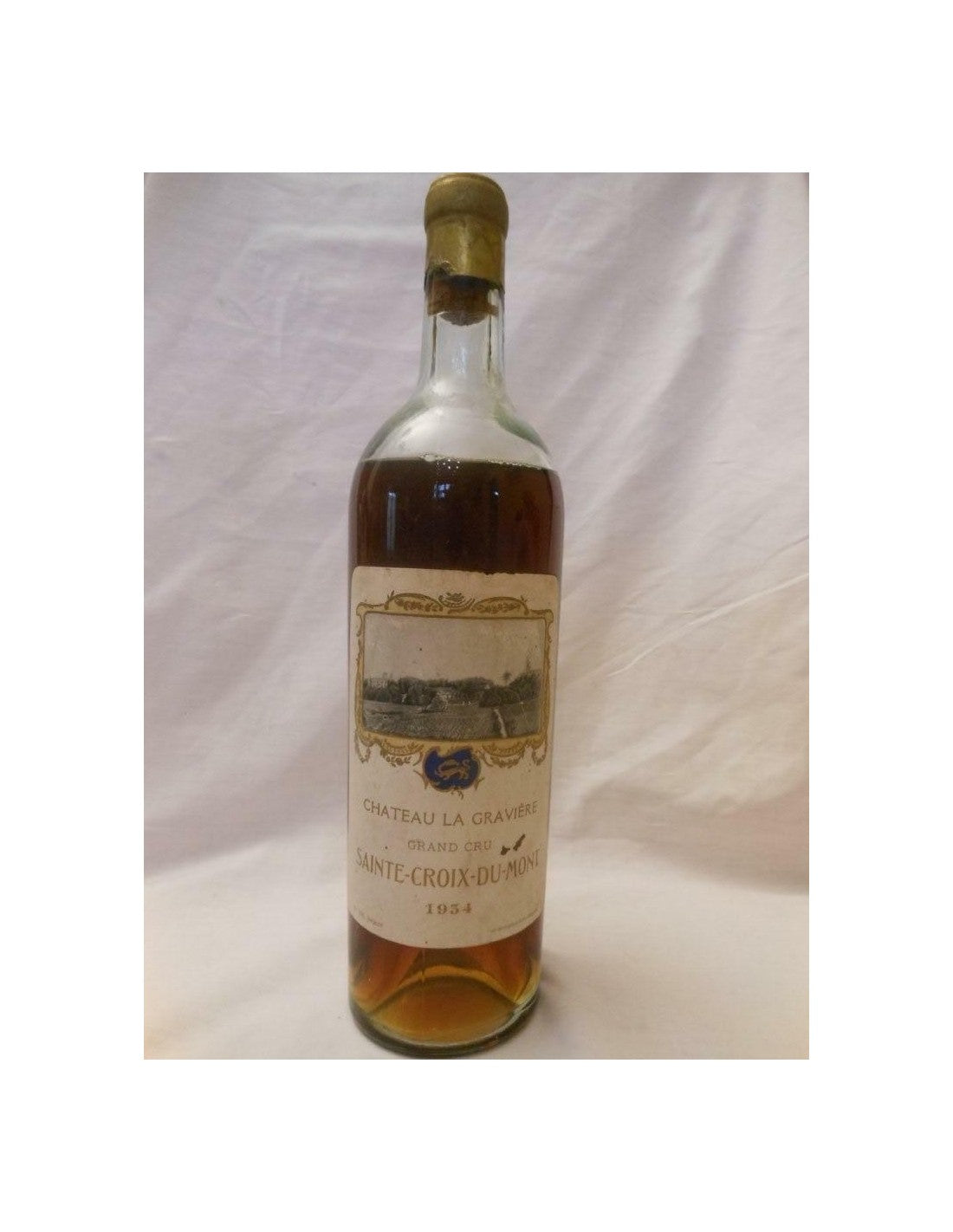 1934 - sainte-croix du mont - château la gravière - liquoreux - bordeaux france - Just Wines 