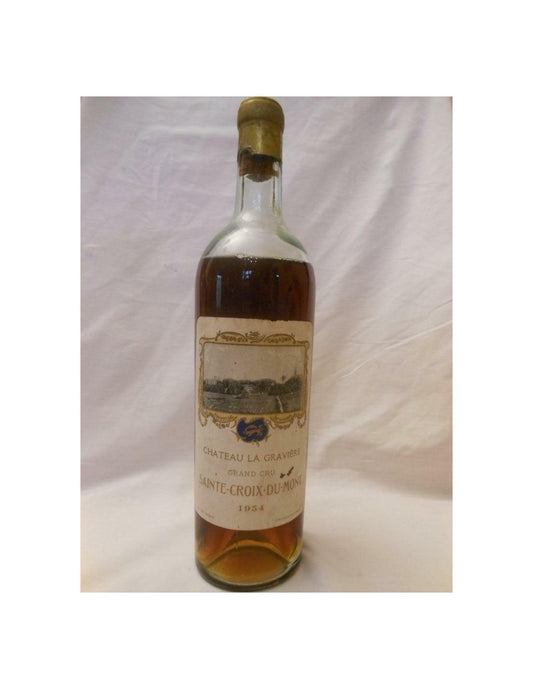 1934 - sainte-croix du mont - château la gravière - liquoreux - bordeaux france - Just Wines 