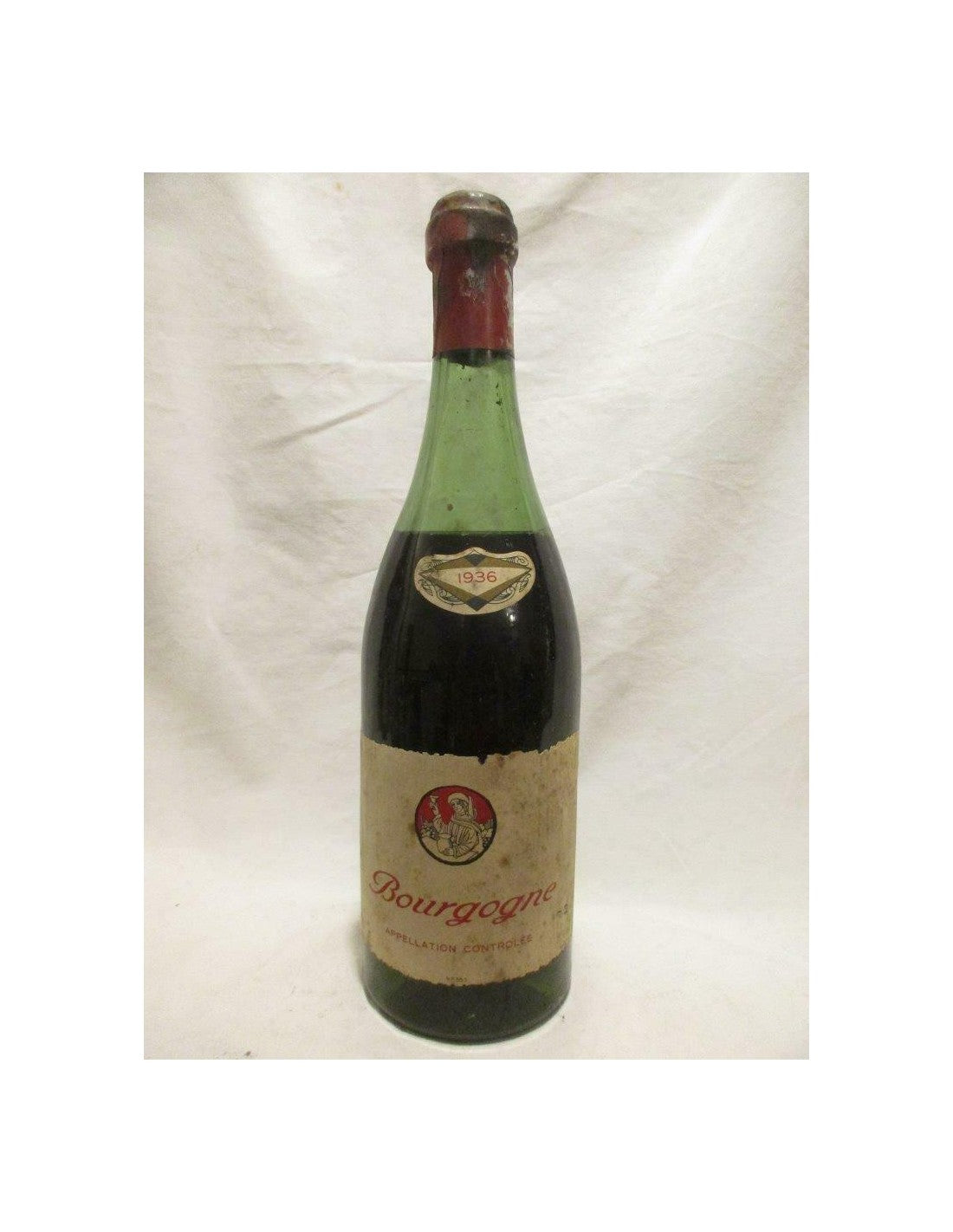 1936 - bourgogne - bourgogne bouteille soufflée - rouge - bourgogne - Just Wines 