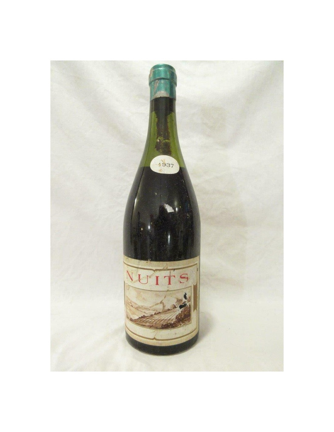 1937 - nuits - nuits (capsule abîmée bon niveau) - rouge - bourgogne - Just Wines 