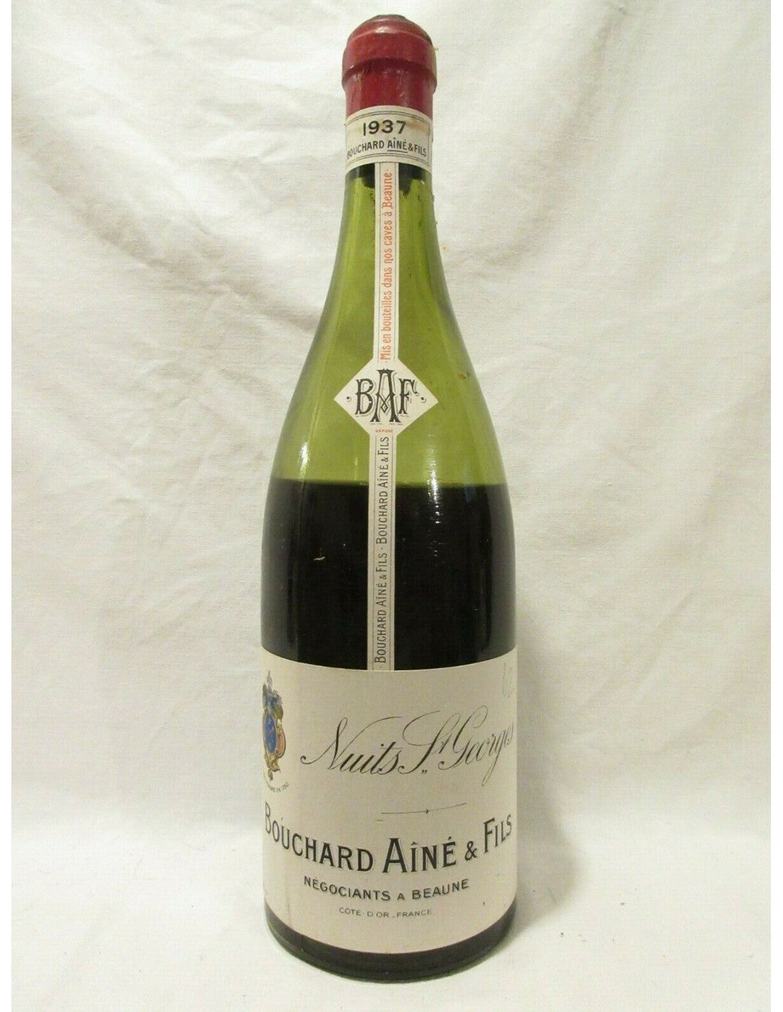 1937 - nuits saint-georges - bouchard ainé et fils (b2 niveau bas capsule abîmée) - rouge - bourgogne - Just Wines 