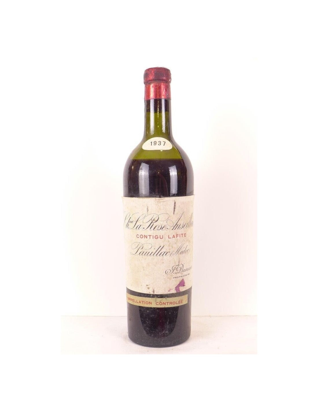 1937 - pauillac - château la rose anseillan contigu lafite (capsule abîmée) - rouge - bordeaux - Just Wines 