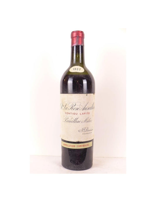 1937 - pauillac - château la rose anseillan contigu lafite - rouge - bordeaux - Just Wines 