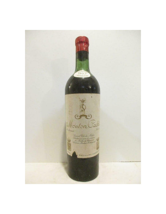 1937 - pauillac - mouton cadet sélectioné par mouton-rothschild (b2) - rouge - bordeaux - Just Wines 