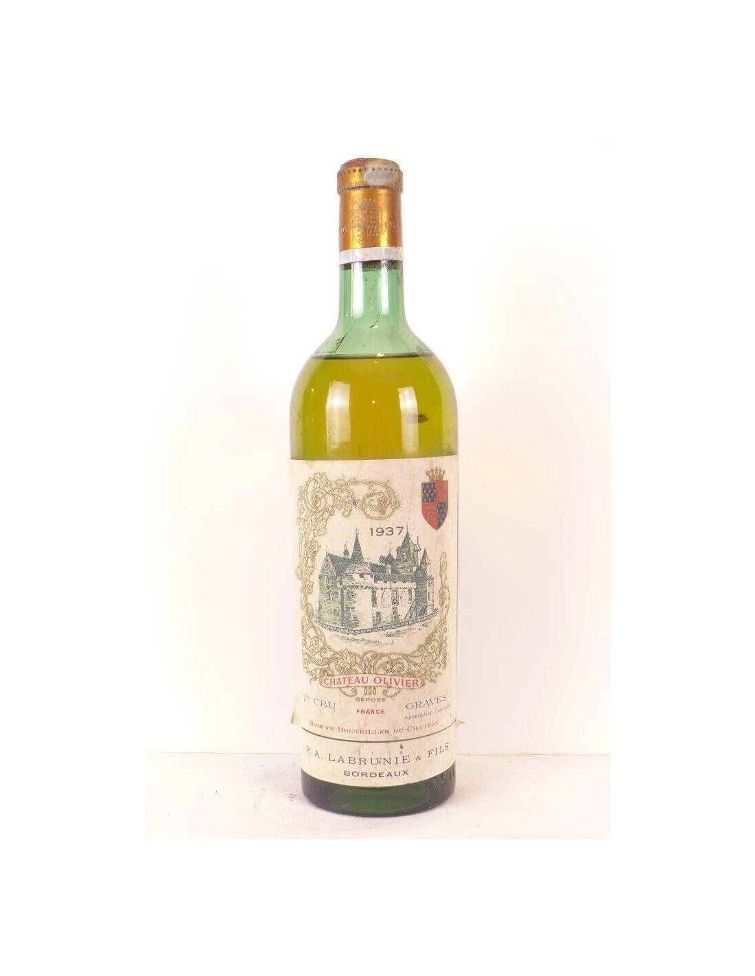 1937 - pessac-léognan - château olivier grand cru classé - blanc - bordeaux - Just Wines 