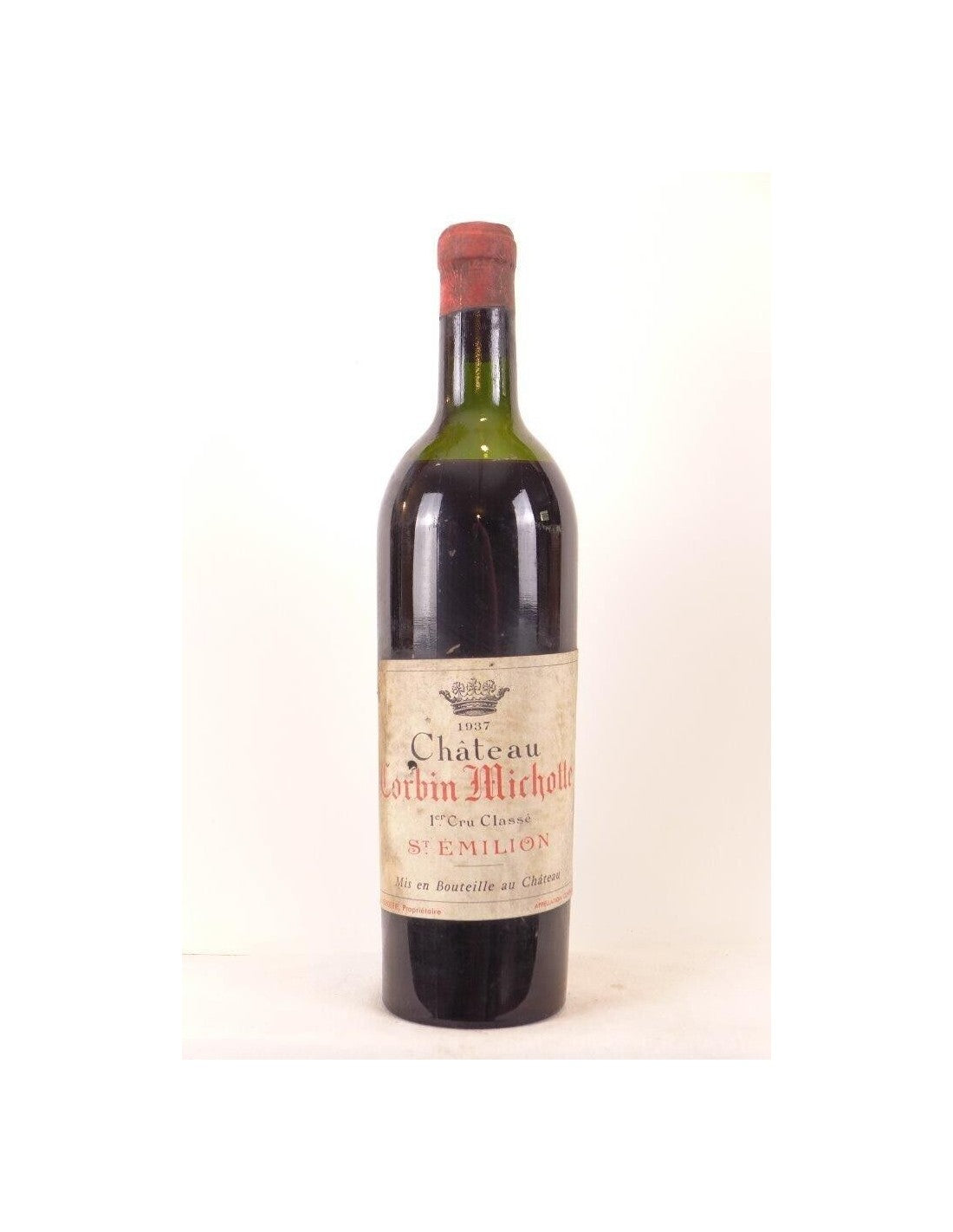 1937 - saint-émilion - château corbin michotte premier cru classé - rouge - bordeaux - Just Wines 