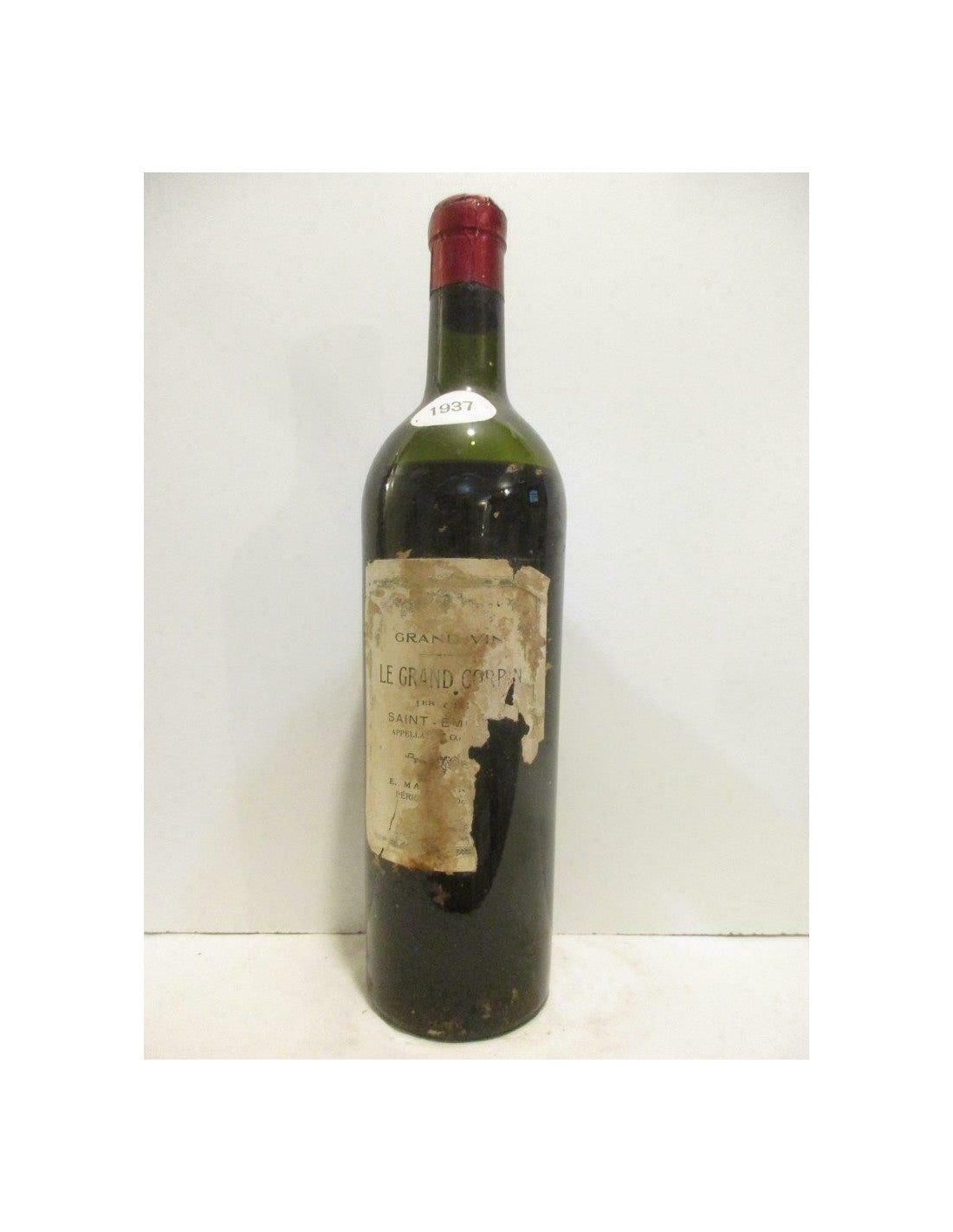 1937 - saint-émilion - le grand corbin premier cru (b2) - rouge - bordeaux - Just Wines 