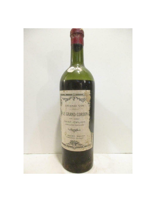 1937 - saint-émilion - le grand corbin premier cru (b3) - rouge - bordeaux - Just Wines 