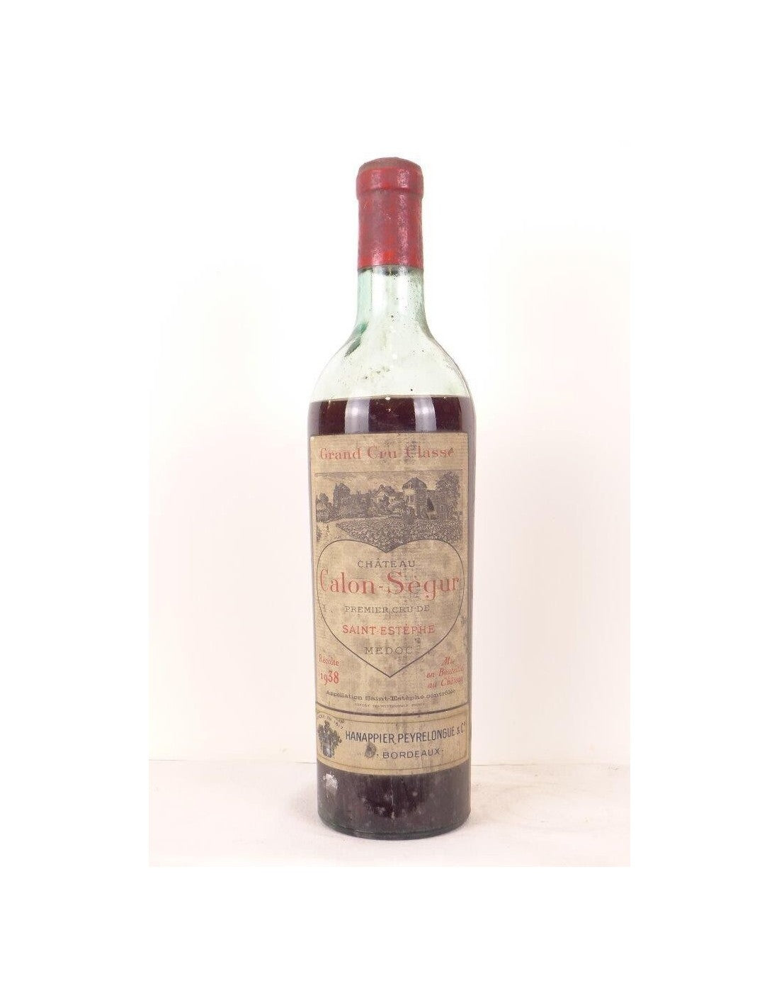 1938 - saint-estèphe - château calon-ségur grand cru classé (niveau bas) - rouge - bordeaux - Just Wines 