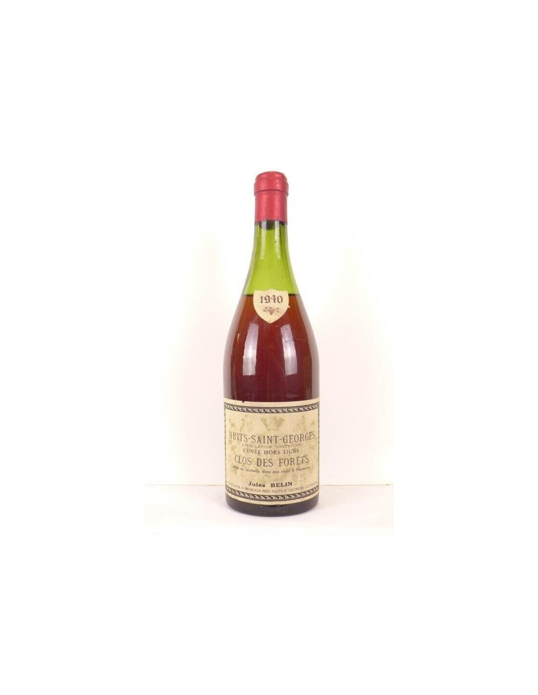 1940 - nuits saint-georges - jules belin clos des forêts (b3) - rouge - bourgogne - Just Wines 