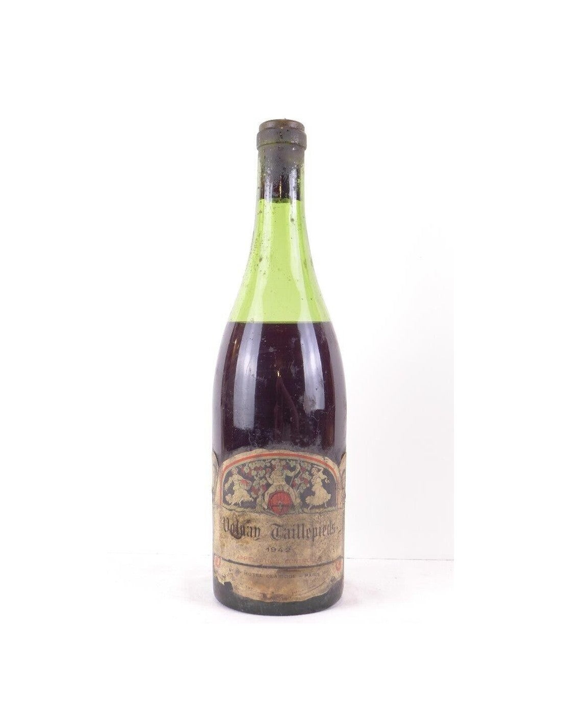 1942 - volnay - hotel claridge taillepeids (sans capsule b1) - rouge - bourgogne - Just Wines 