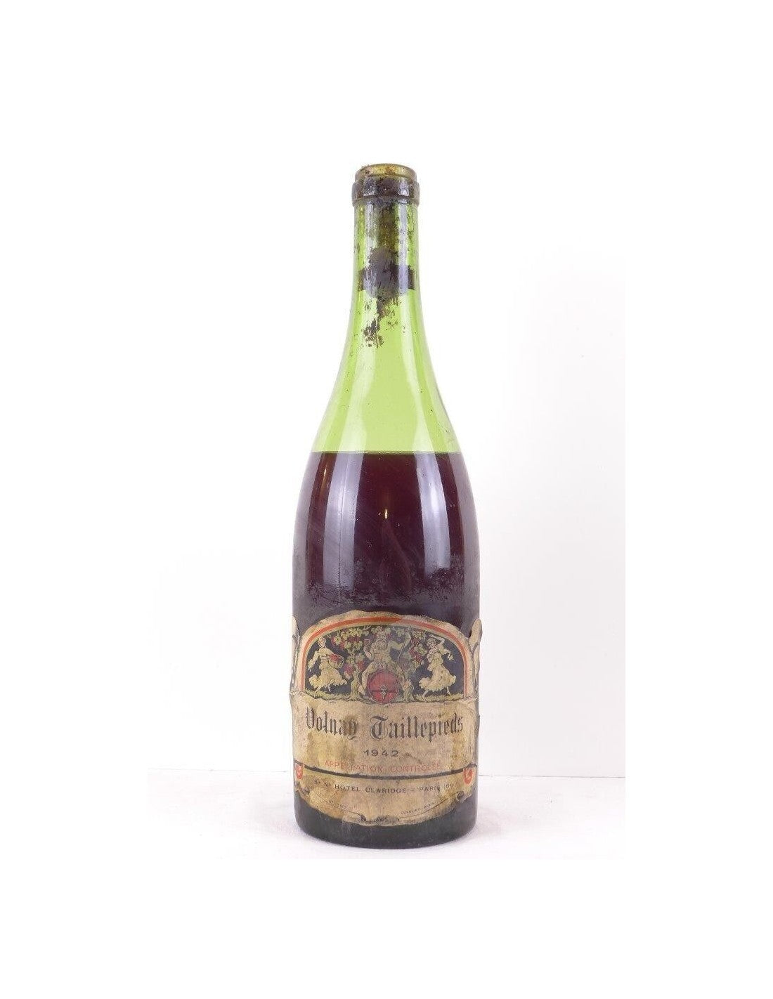 1942 - volnay - hotel claridge taillepeids (sans capsule b2) - rouge - bourgogne - Just Wines 