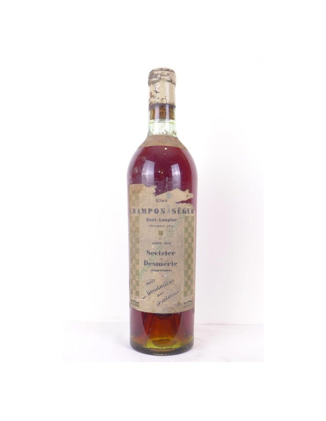 1943 - haut-loupiac - serizier et desmerie premier cru clos champon-ségur - liquoreux - bordeaux - Just Wines 