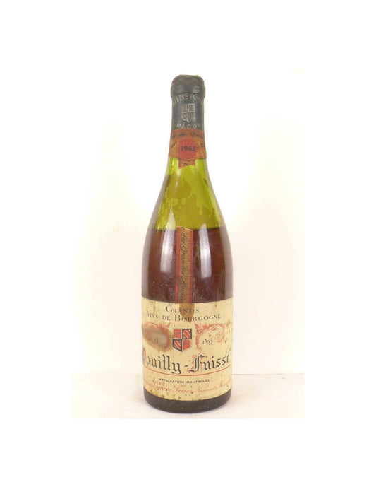 1945 - pouilly-fuissé - genève frères (étiquette abîmée) - blanc - bourgogne - Just Wines 