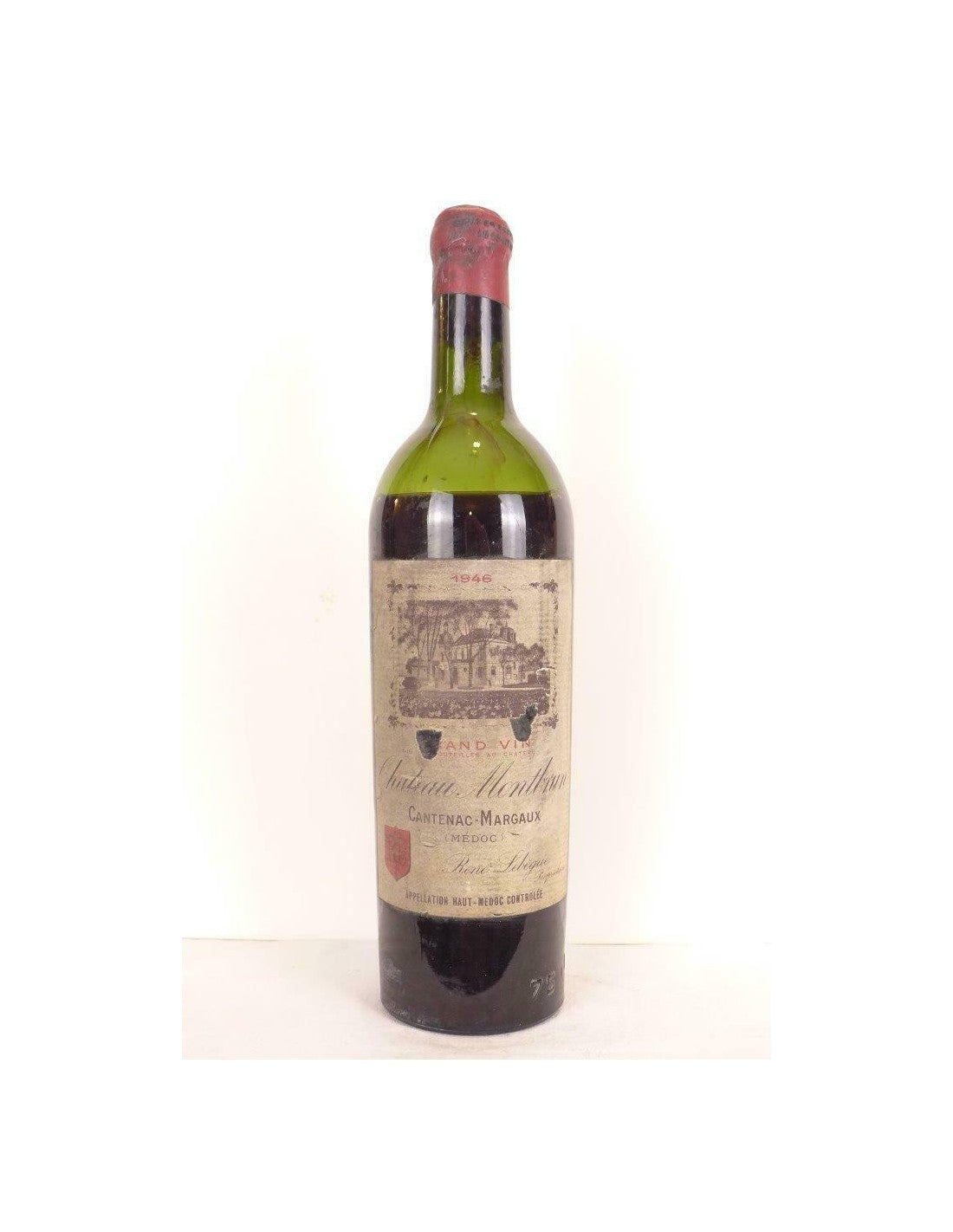 1946 - margaux - château montbrun - rouge - bordeaux - Just Wines 