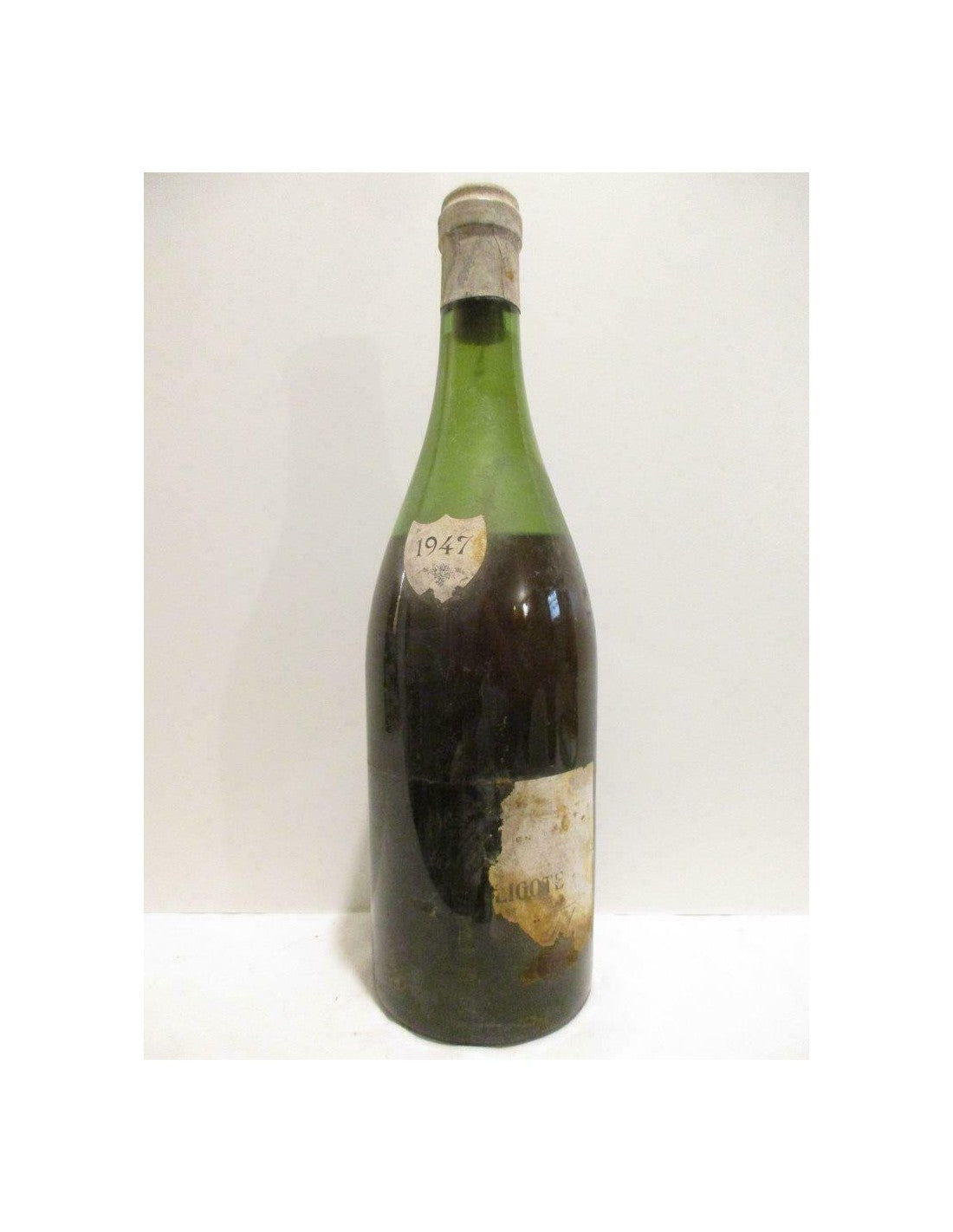 1947 - aligoté - étiquette déchirée - blanc - bourgogne - Just Wines 