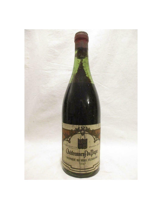 1947 - châteauneuf du pape - propriété du vieux télégraphe - rouge - rhône - Just Wines 