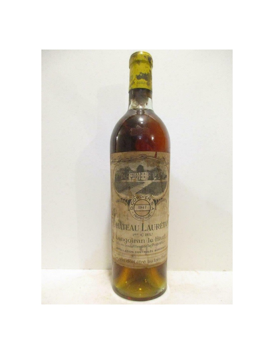 1947 - langoiran - château lauretan (b2) - liquoreux - bordeaux - Just Wines 