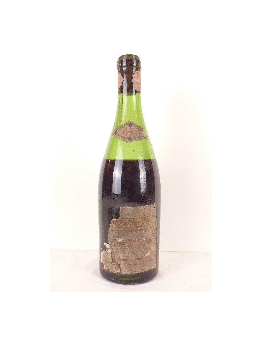 1947 - romanée saint-vivant - naigeon chauveau grand cru (étiquette très abîmée) - rouge - bourgogne - Just Wines 