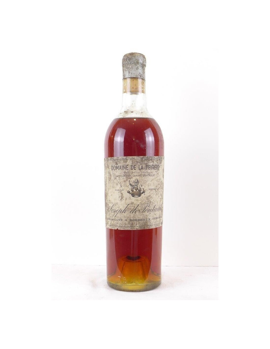 1948 - graves - domaine de la peyrere - liquoreux - bordeaux - Just Wines 