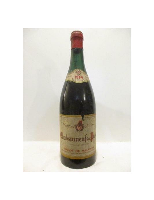 1949 - châteauneuf du pape - ragot de malvaux - rouge - rhône - Just Wines 