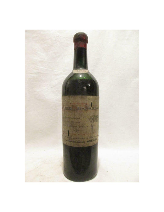 1949 - côtes de bourg - château mille secousses (b3) - rouge - bordeaux - Just Wines 