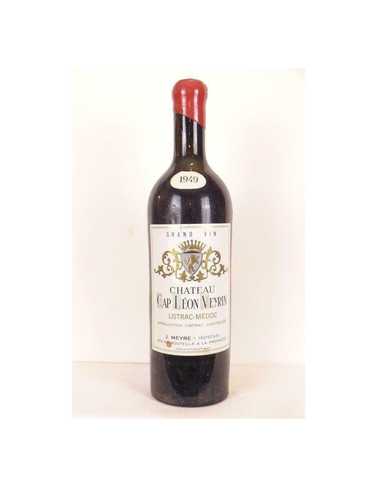 1949 - listrac - château cap léon veyrin (cire abîmée) - rouge - bordeaux - Just Wines 