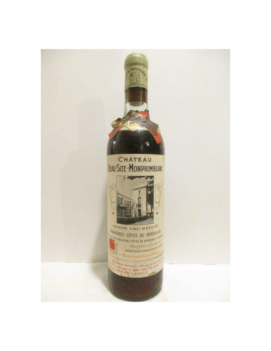 1949 - premières côtes de bordeaux - château monprimblanc - liquoreux - bordeaux - Just Wines 