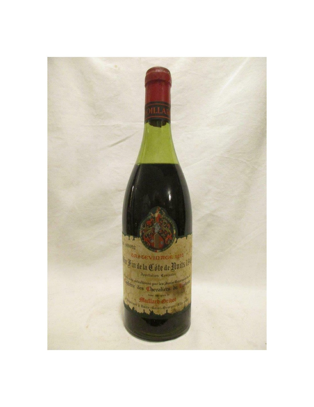 1949 - vin fin de la côte de nuits - moillard tastevinage (b1) - rouge - bourgogne - Just Wines 