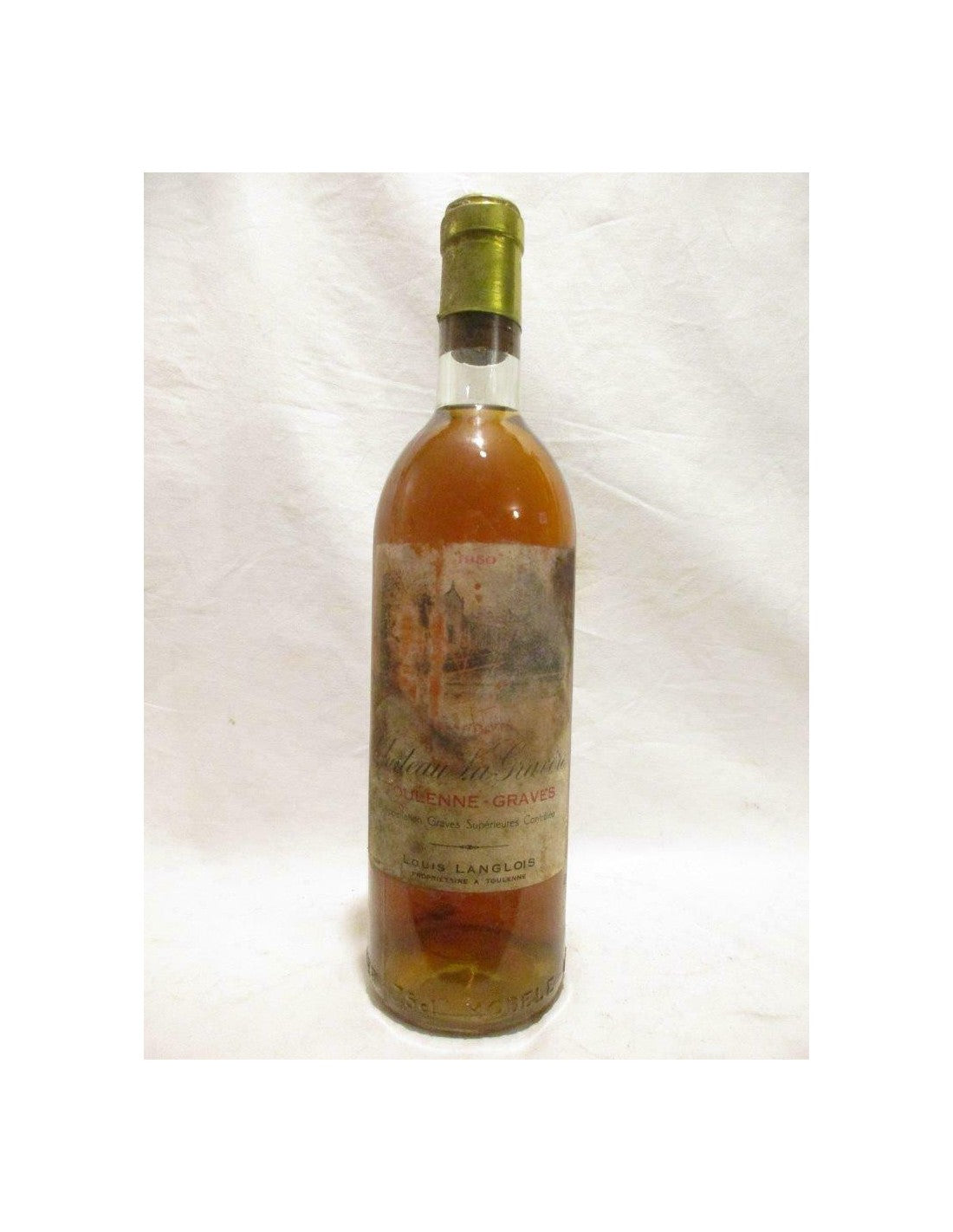 1950 - graves supérieures - château la gravère (étiquette abîmée) - liquoreux - bordeaux - Just Wines 